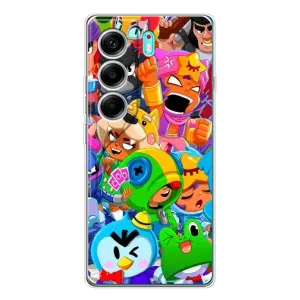 Чехлы Brawl Stars для TECNO Camon 40 (AlphaPrint)