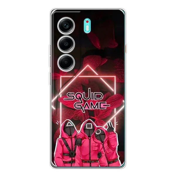 Чохол з принтом «Охоронці Гра кальмара» для TECNO Camon 40