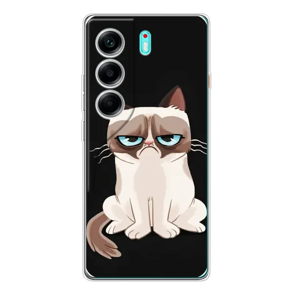 Чехол с принтом «Грустный кот» для TECNO Camon 40 Чехол с принтом «Грустный кот» для TECNO Camon 40