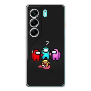 Чехол Амонг Ас для TECNO Camon 40 (AlphaPrint) (Импостер)
