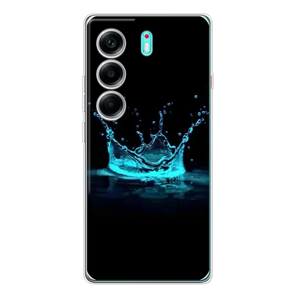 Чехол с принтом «Капля короны» для TECNO Camon 40 Чехол с принтом «Капля короны» для TECNO Camon 40