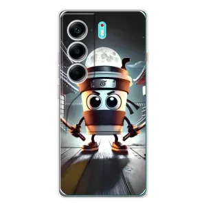 Чехол с принтом «Капучино асасино» для TECNO Camon 40