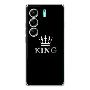 Чехол с принтом «KING» для TECNO Camon 40