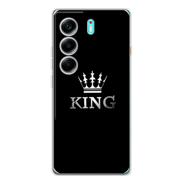Чехол с принтом «KING» для TECNO Camon 40 Чехол с принтом «KING» для TECNO Camon 40