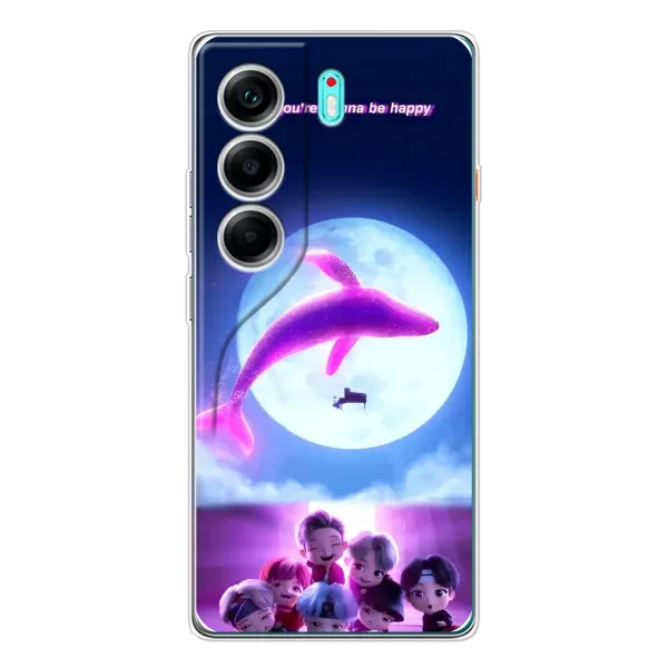 Чехол с принтом «КИТ BTS» для TECNO Camon 40 Чехол с принтом «КИТ BTS» для TECNO Camon 40
