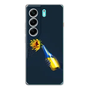 Чехол для Патриота Украины TECNO Camon 40 - (AlphaPrint) (Коктейль молотова)