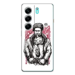 Чехлы для TECNO Camon 40 с принтом Тараса Шевченко (AlphaPrint) (Козак Шевченко)