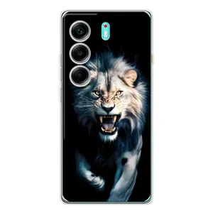 Чехол с принтом «Лев в темноте» для TECNO Camon 40