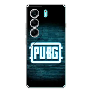 Чеjхол PUBG для Телефон українською мовою можна записати так: ТЕКНО КАМОН 40. (AlphaPrint) (Лого PUBG)
