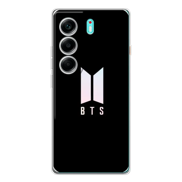 Чехол с принтом «Лого BTS» для TECNO Camon 40 Чехол с принтом «Лого BTS» для TECNO Camon 40