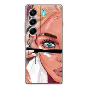 Чохол з принтом «Макіяж» для TECNO Camon 40