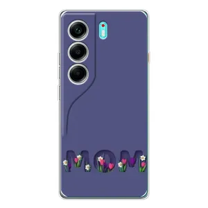Чехлы для мамы на TECNO Camon 40 (Мама в цветах)