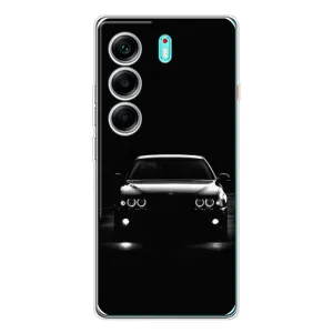 Чехол для Телефон называется ТЕКНО Камон 40. - с принтом БМВ (AlphaPrint) (Машина BMW)