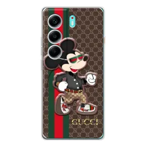 Чохли  GUCCI для Телефон українською мовою можна записати так: ТЕКНО КАМОН 40. (AlphaPrint) (Маус Гуччі)