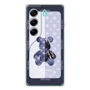Крутые Чехлы Луи Виттон для TECNO Camon 40 (AlphaPrint) (Медвежонок LV)