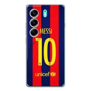 Чехлы Месси для TECNO Camon 40 (AlphaPrint) (Messi Barca 10)