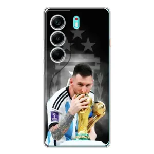 Чехлы для TECNO Camon 40 (Leo чемпион) (AlphaPrint) (Месси Чемпион)