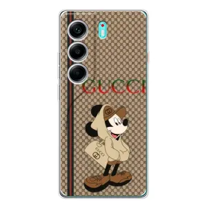 Чохли  GUCCI для Телефон українською мовою можна записати так: ТЕКНО КАМОН 40. (AlphaPrint) (Mickey GUCCI)
