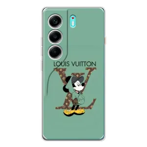 Чехлы Луи Витон для TECNO Camon 40 (AlphaPrint - LOUIS VUITTON) (Микки Маус LV)