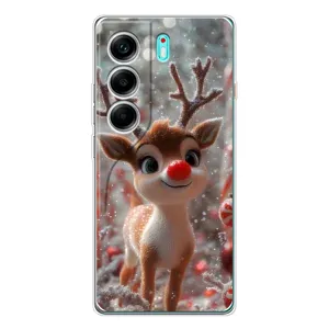 Чехол с принтом «Олень с носом» для TECNO Camon 40