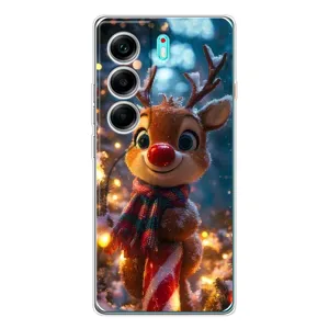 Чехол с принтом «Олень с шарфом» для TECNO Camon 40