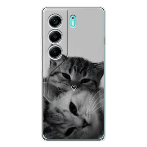 Чохол з принтом «Пара котів» для TECNO Camon 40
