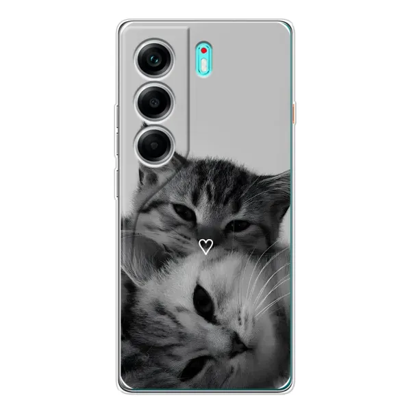 Чохол з принтом «Пара котів» для TECNO Camon 40 Чохол з принтом «Пара котів» для TECNO Camon 40