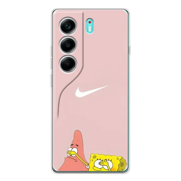 Чехол с принтом «Патрик и Губка» для TECNO Camon 40