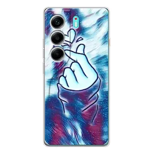 Чехол с принтом «Радужное сердце» для TECNO Camon 40