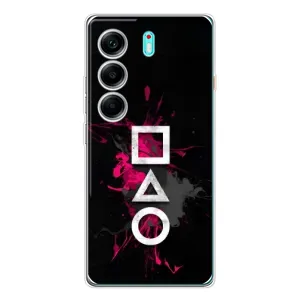 Чохол Гра в кальмара для TECNO Camon 40 (Символи Гра кальмара)