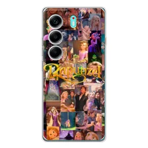 Чехол Рапунцель для TECNO Camon 40 (Коллаж Рапунцель)
