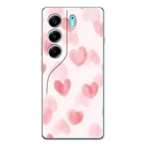 Чехол с принтом «Розовые сердечки» для TECNO Camon 40