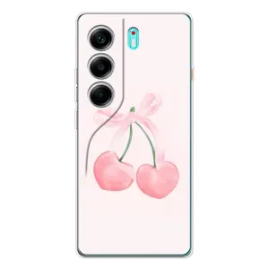 Чехол с принтом «Розовые вишни» для TECNO Camon 40