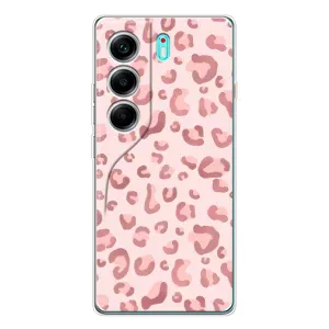 Чехол с принтом «Розовый леопард» для TECNO Camon 40