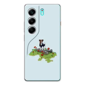 Чехлы с картинкой собаки Патрон для TECNO Camon 40 (AlphaPrint) (Сапер Пес)