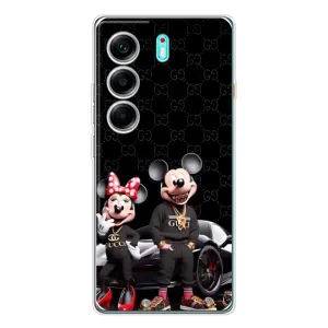 Чехол Disney Mouse TECNO Camon 40 (PREMIUMPrint) (Семья Маусов)