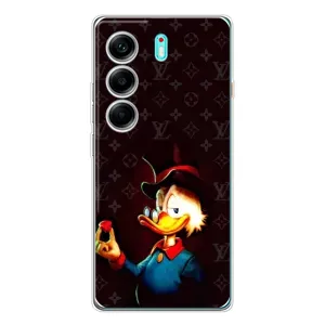 Чехлы для TECNO Camon 40 - Скрудж МакДак Louis Vuitton (PREMIUMPrint) (Скрудж с бриллиантом)