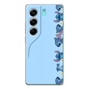 Чохол з принтом Стіч на TECNO Camon 40 (Стіч фон)