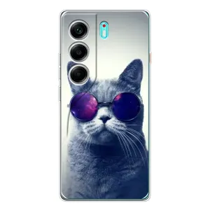Чехол с принтом «Стильный кот» для TECNO Camon 40