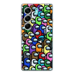 Чехол Амонг Ас для TECNO Camon 40 (AlphaPrint) (Убит)
