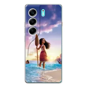 Чехол с мультфильмом Моана TECNO Camon 40 (Моана с веслом)
