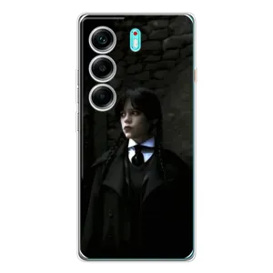 Чохол з дизайном Венздей 2 на TECNO Camon 40 (Темний стиль Венздей)