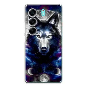 Защитные чехлы для Телефон называется ТЕКНО Камон 40. (AlphaPrint) (ХИТ продаж) ВОЛК