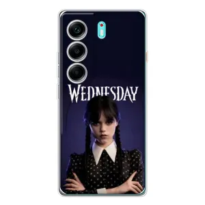 Чехол с принтом «Wednesday» для TECNO Camon 40