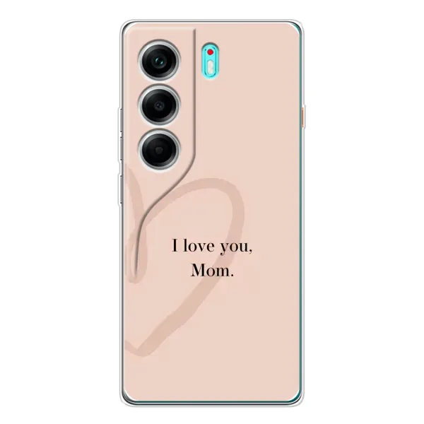 Чохол з принтом «Серце мамі» для TECNO Camon 40 Чохол з принтом «Серце мамі» для TECNO Camon 40