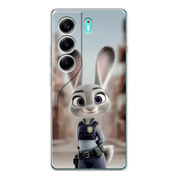 Чохол з принтом «Офіцер Джуді Гопс» для TECNO Camon 40