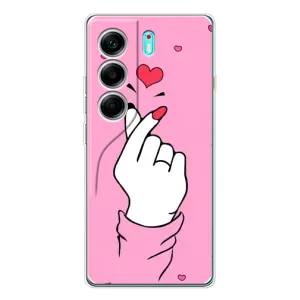 Чехол с принтом «Знак Love» для TECNO Camon 40