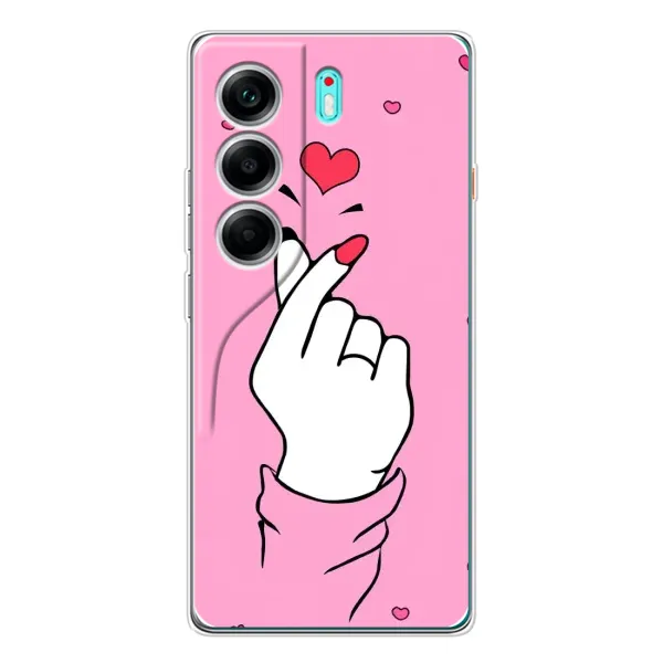 Чехол с принтом «Знак Love» для TECNO Camon 40 Чехол с принтом «Знак Love» для TECNO Camon 40
