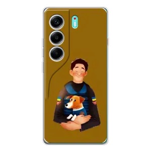 Чехлы с картинкой собаки Патрон для TECNO Camon 40 (AlphaPrint) (ЗСУ Патрон)