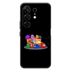 Чехол Амонг Ас для TECNO Camon 50 (AlphaPrint) (Амонг-ас)
